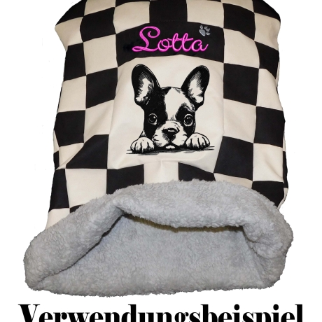 Stickdatei Boston Terrier Welpe Kirby Hund