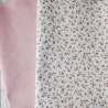 Digitalstoff Prinzessin rosa/rot