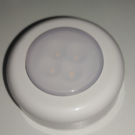 Hasen-Lithophane, Durchmesser ca. 100 mm, weiß, inkl. LED-Licht 