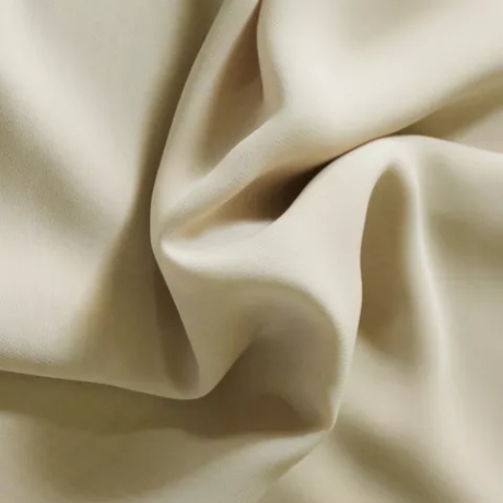 Damen-Herren-Chiffon-Seiden-Schal, beige, 190x35 cm          