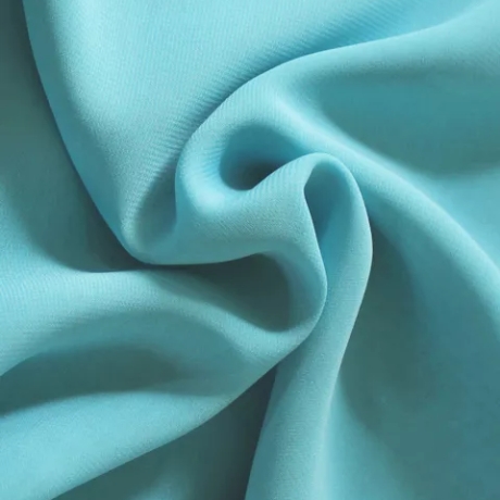Damen-Herren-Chiffon-Seiden-Schal, hellblau, 190x35 cm          