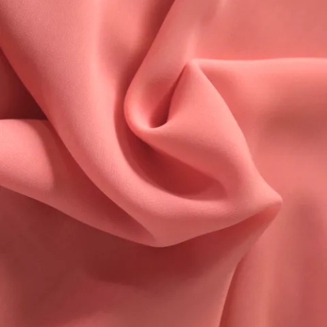 Damen-Herren-Chiffon-Seiden-Schal, Koralle, 190x35 cm          
