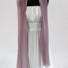 Damen-Sommer-Chiffon-Schal, pastel-violett, ca.190x35 cm