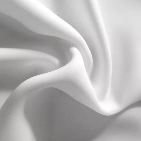 Damen-Herren-Chiffon-Seiden-Schal, weiss, 190x35 cm          