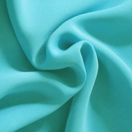 Damen-Herren-Chiffon-Seiden-Schal, türkis, 190x35 cm          