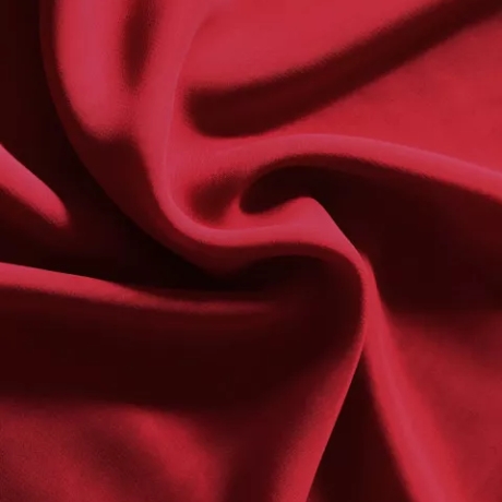 Damen-Herren-Chiffon-Seiden-Schal, dunkelrot, 190x35 cm          