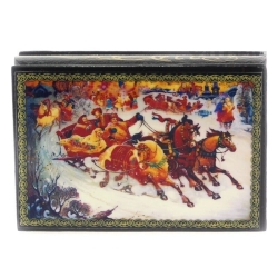 Schmuckschatulle Troika Wintermotiv, aufklappbar, neu