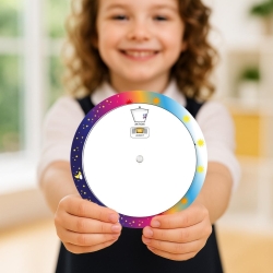 Alltagsroutinen mit Kindern, Bastelbogen Aktivitätenuhr, Download