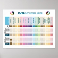 Zwei-Wochenkalender für Kinder – Struktur im Familienwechsel
