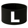 gummielastische Armbinde 10 cm bedruckt mit L