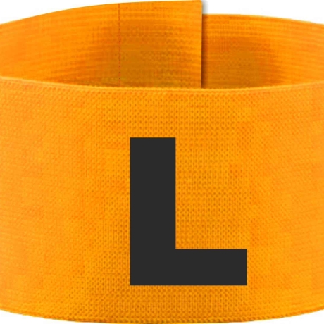 Klett-Armbinde 10 cm Höhe bedruckt mit L