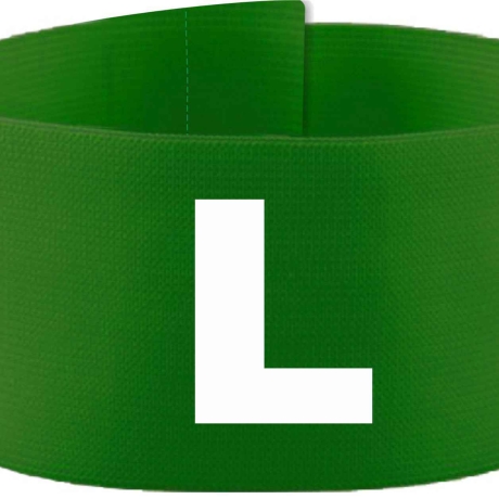 Klett-Armbinde 10 cm Höhe bedruckt mit L