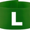 Klett-Armbinde 10 cm Höhe bedruckt mit L