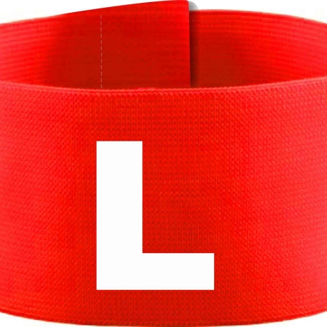 Klett-Armbinde 10 cm Höhe bedruckt mit L