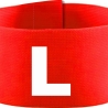 Klett-Armbinde 10 cm Höhe bedruckt mit L