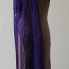 Lace-Stola Brautstola Lila, Handgestrickt