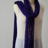 Lace-Stola Brautstola Lila, Handgestrickt