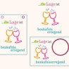 -Ernste Lage- ITH Mugrug Schild Einzeldatei mit Spruch Stickdatei
