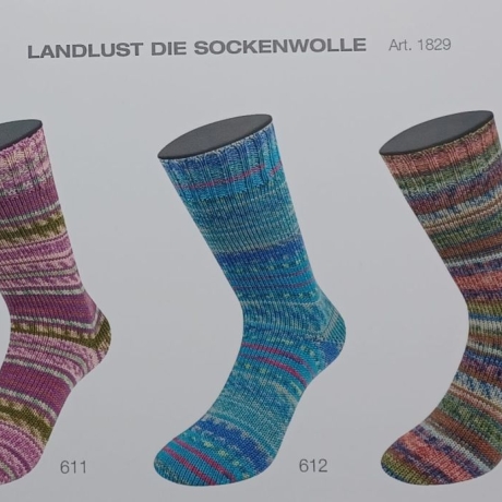 Lana Grossa Landlust, 4-fädige Sockenwolle, 600er Serie