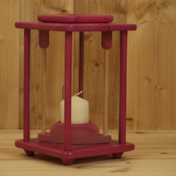 Dekolampe, Laterne, Windlicht, pink Dekolampe, Laterne, Windlicht, pink