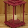 Dekolampe, Laterne, Windlicht, pink