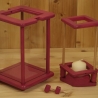 Dekolampe, Laterne, Windlicht, pink