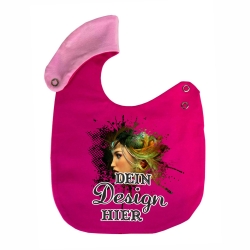 Lätzchen Multicolor personalisiert mit deinem Wunschmotiv