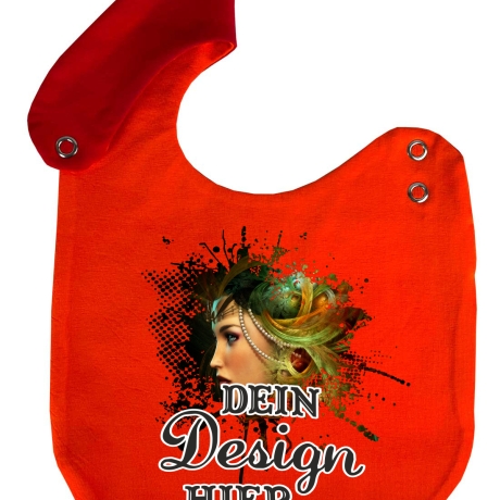 Lätzchen Multicolor personalisiert mit deinem Wunschmotiv