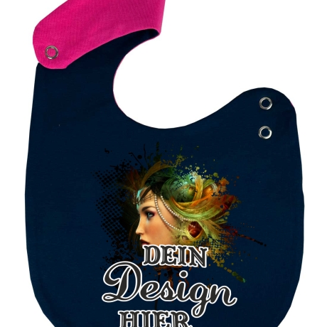 Lätzchen Multicolor personalisiert mit deinem Wunschmotiv