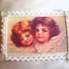 Lavendelkissen♥Angel♥aus cremefarbener Seide♥von Hobbyhaus