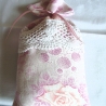 Lavendelsäckchen♥Bauernstoff mit Spitzenborte♥von Hobbyhaus