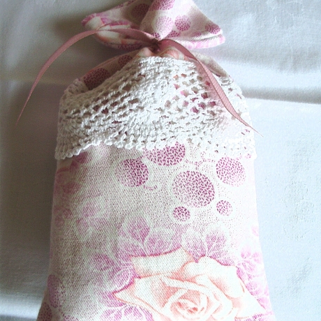 Lavendelsäckchen♥Bauernstoff mit Spitzenborte♥von Hobbyhaus