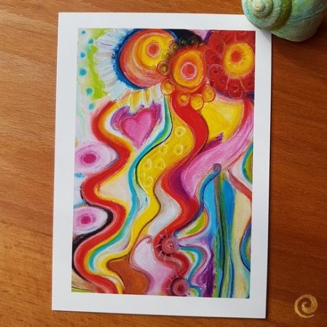 Postkarte Lebensfreude 