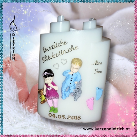Lebenskerze | Kerze zur Geburt | Geschenk zur Geburt 7
