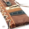 UPCYCLING Handytasche, Handyhülle, Handyetui aus Leder