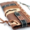 UPCYCLING Handytasche, Handyhülle, Handyetui aus Leder