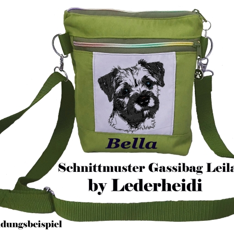 NEU Stickdatei Border Terrier Jacke Hund Lunachild