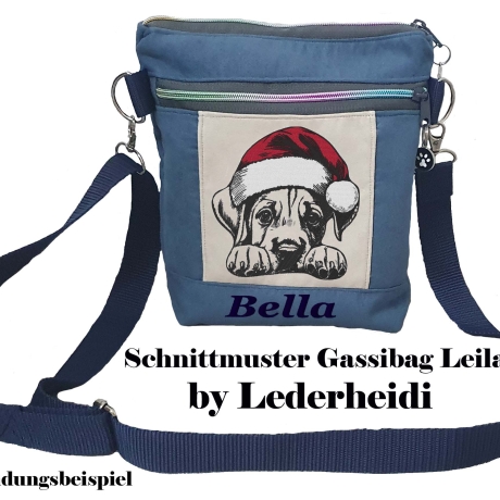 Stickdatei Rhodesian Ridgeback mit Mütze Hund Simon