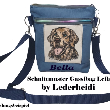 Stickdatei Applikation Golden Retriever Jeff