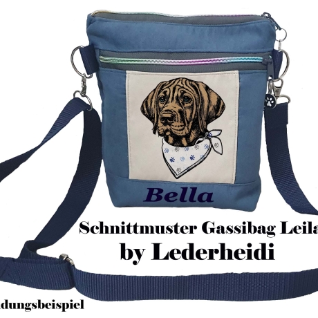 Stickdatei Applikation Rhodesian Ridgeback Elvis 
