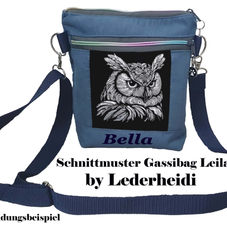 Stickdatei Eule Gaddy  realistisch Lunachild