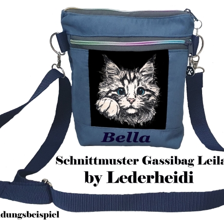NEU Stickdatei Applikation Katze Kitten Tabby Lunachild