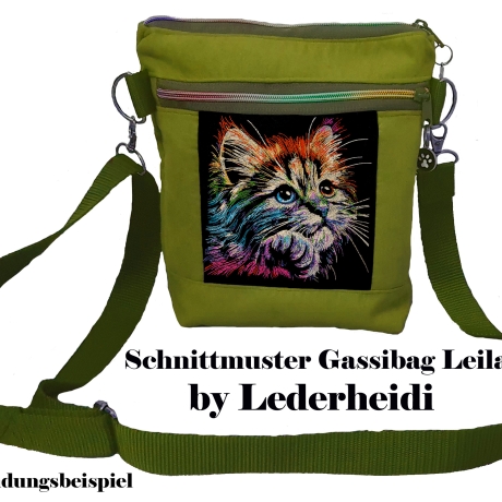 NEU Stickdatei Katze Jule realistisch bunt Lunachild