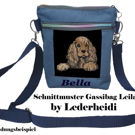 NEU Stickdatei Applikation Cocker Spaniel  Merle