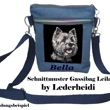 Stickdatei Applikation West Highland Terrier Gustl 