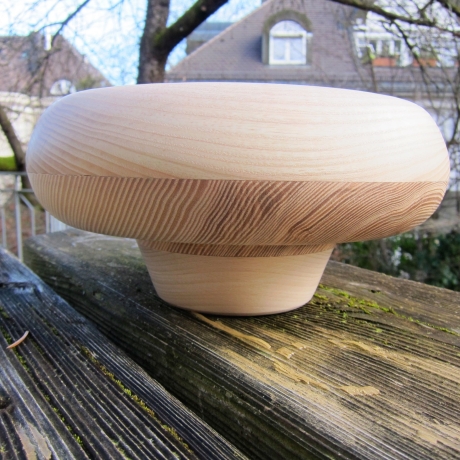 Eschenholz Schale geschwungen / Handarbeit aus Bayern / 23cm