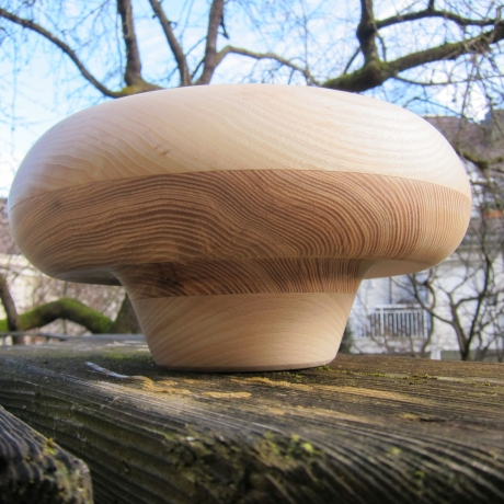 Eschenholz Schale geschwungen / Handarbeit aus Bayern / 23cm