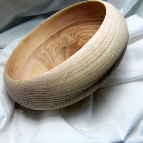 Eschenholz Schale geschwungen / Handarbeit aus Bayern / 23cm
