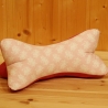 Leseknochen, Nackenkissen, rosa/pink mit Rosen-Motiv