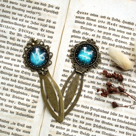 Personalisiertes Lesezeichen Sternzeichen Geschenkidee